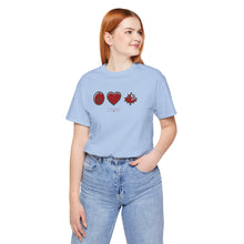 Load image into Gallery viewer, Peace Love Canada Unisex Jersey Short Sleeve Tee
