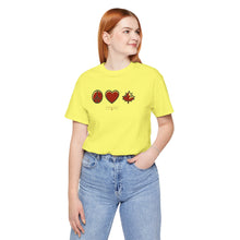 Load image into Gallery viewer, Peace Love Canada Unisex Jersey Short Sleeve Tee