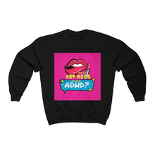 Load image into Gallery viewer, Hot Mess or ADHD? Unisex Heavy Blend™ Crewneck Sweatshirt
