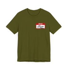 Load image into Gallery viewer, Hello My Name is... Unisex Jersey Short Sleeve Tee
