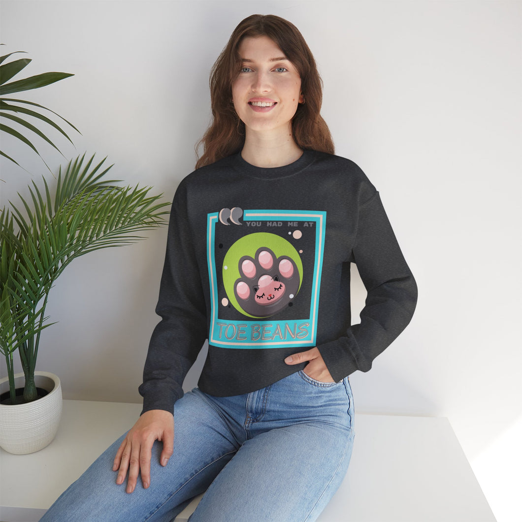You Had Me at Toe Beans Unisex Heavy Blend™ Crewneck Sweatshirt