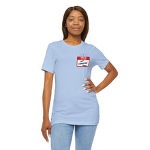 Load image into Gallery viewer, Hello My Name is... Unisex Jersey Short Sleeve Tee
