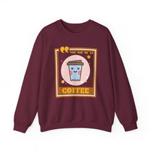 Load image into Gallery viewer, You Had Me at Coffee Unisex Heavy Blend™ Crewneck Sweatshirt
