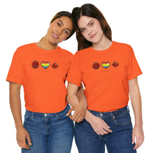 Load image into Gallery viewer, LGBTQ Peace Love Canada Unisex Jersey Short Sleeve Tee
