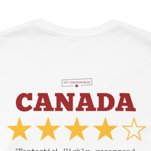 Load image into Gallery viewer, 4 Star Canada Review Unisex Jersey Short Sleeve Tee
