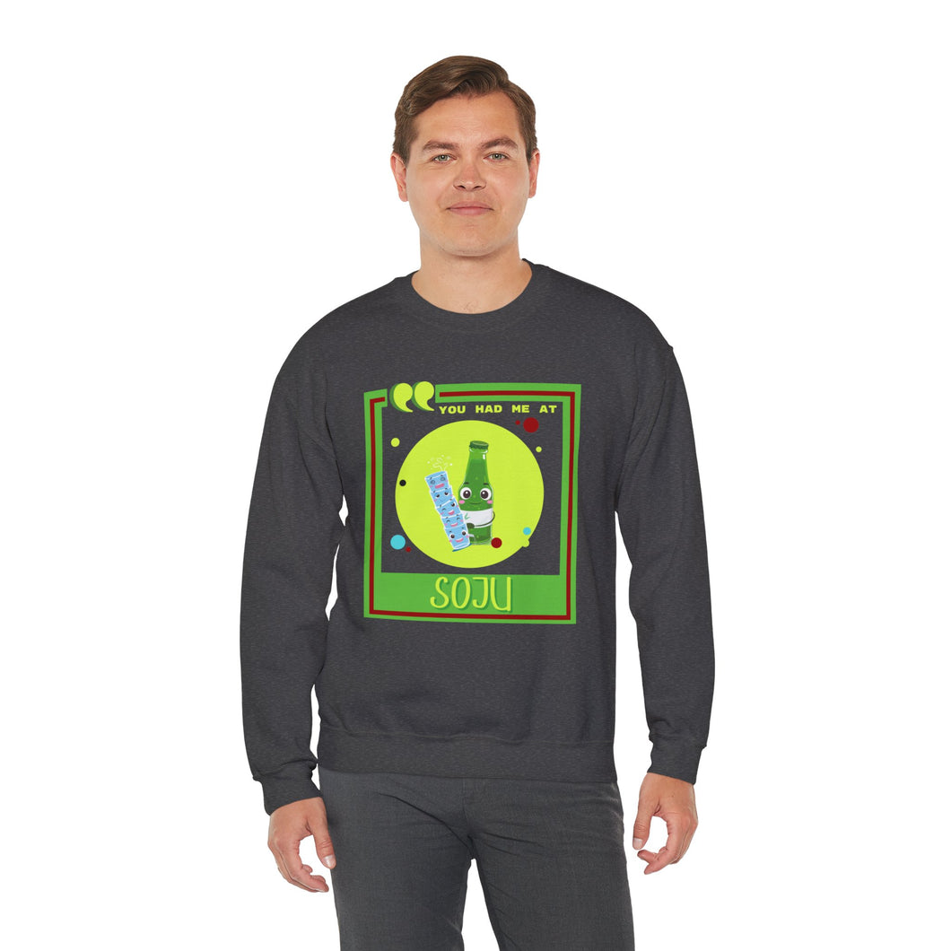 You Had Me at Soju Unisex Heavy Blend™ Crewneck Sweatshirt