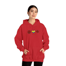Load image into Gallery viewer, LGBTQ+ Peace Love Canada Unisex Heavy Blend™ Hooded Sweatshirt
