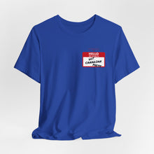 Load image into Gallery viewer, Hello My Name is... Unisex Jersey Short Sleeve Tee
