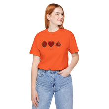 Load image into Gallery viewer, Peace Love Canada Unisex Jersey Short Sleeve Tee
