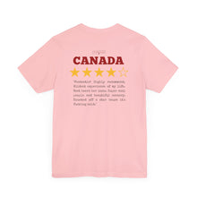 Load image into Gallery viewer, 4 Star Canada Review Unisex Jersey Short Sleeve Tee
