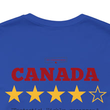 Load image into Gallery viewer, 4 Star Canada Review Unisex Jersey Short Sleeve Tee
