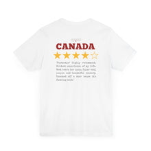 Load image into Gallery viewer, 4 Star Canada Review Unisex Jersey Short Sleeve Tee
