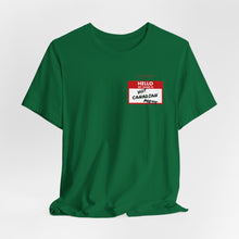 Load image into Gallery viewer, Hello My Name is... Unisex Jersey Short Sleeve Tee
