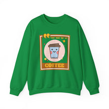 Load image into Gallery viewer, You Had Me at Coffee Unisex Heavy Blend™ Crewneck Sweatshirt
