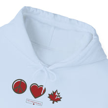 Load image into Gallery viewer, Peace Love Canada Unisex Heavy Blend™ Hooded Sweatshirt
