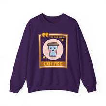 Load image into Gallery viewer, You Had Me at Coffee Unisex Heavy Blend™ Crewneck Sweatshirt
