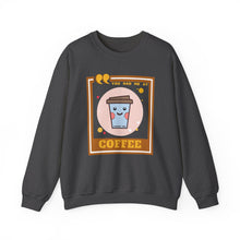 Load image into Gallery viewer, You Had Me at Coffee Unisex Heavy Blend™ Crewneck Sweatshirt
