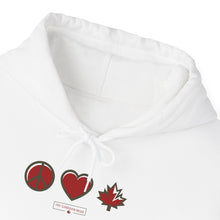 Load image into Gallery viewer, Peace Love Canada Unisex Heavy Blend™ Hooded Sweatshirt
