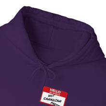 Load image into Gallery viewer, Hello My Name is Hot Canadian Mess Unisex Heavy Blend™ Hooded Sweatshirt
