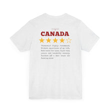 Load image into Gallery viewer, 4 Star Canada Review Unisex Jersey Short Sleeve Tee
