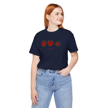 Load image into Gallery viewer, Peace Love Canada Unisex Jersey Short Sleeve Tee
