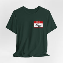 Load image into Gallery viewer, Hello My Name is... Unisex Jersey Short Sleeve Tee
