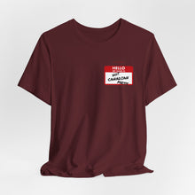 Load image into Gallery viewer, Hello My Name is... Unisex Jersey Short Sleeve Tee
